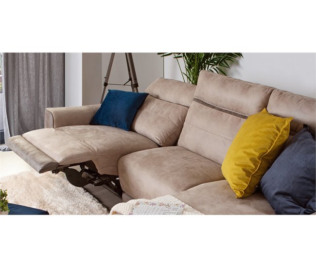 Chaise longue relax eléctrico MOON Cinza