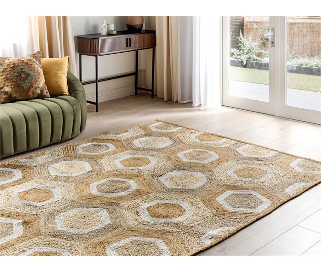 Beliani Pelos curtos BASOREN 200x300 Bege