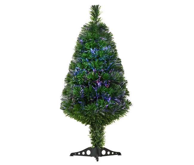 Árvore de Natal PVC e Plástico HOMCOM, casa - natal Verde