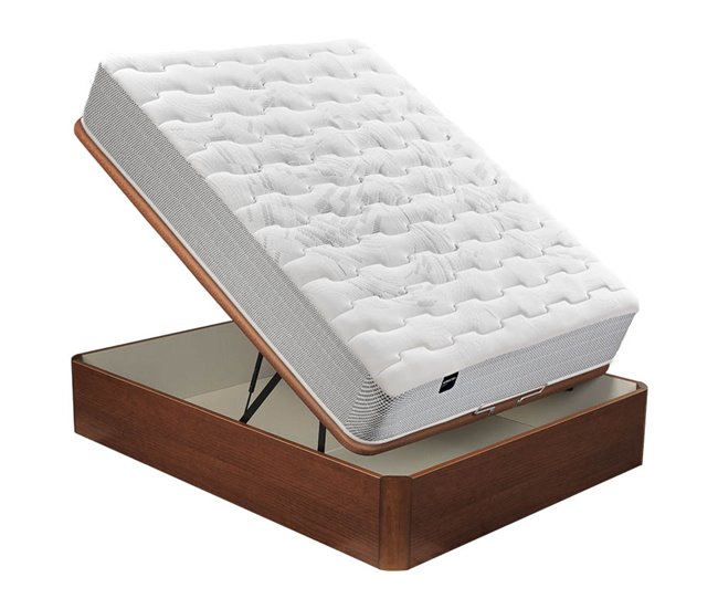 Colchão PEGASUS 8K BULTEX material celular com sommier grátis Pikolin color cerejeira 