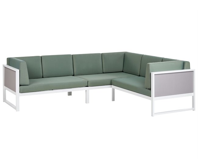 Beliani Conjunto lounge CASTELLA GR1531651