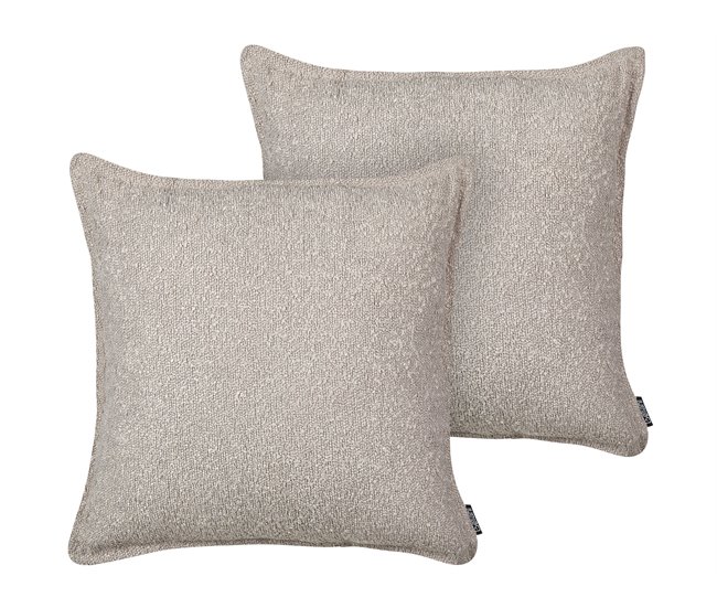 Beliani Cojín decorativo SENECIA 45x45 Bege