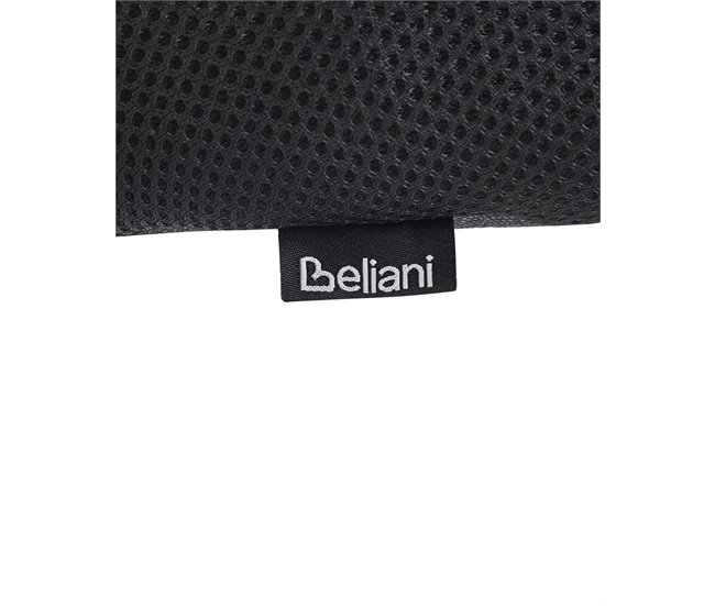Beliani Cadeira de escritório SOLID Branco/ Preto