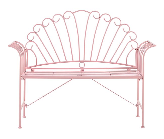 Beliani Conjunto bistrô CAVINIA Rosa