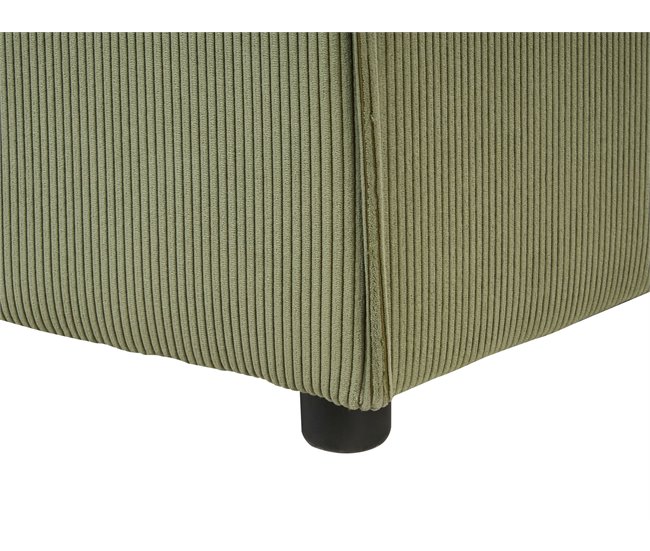 Beliani Chaise longue Bombazine ARDAL Verde