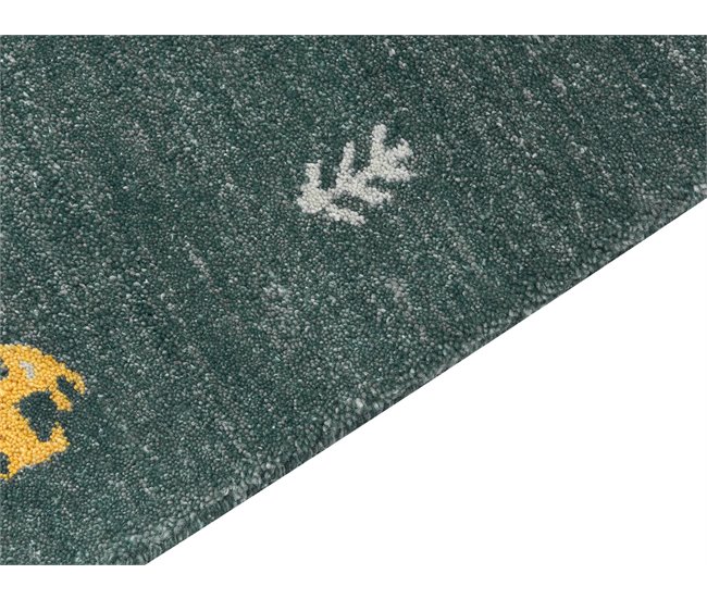 Beliani Pelos curtos CALTI 200x300 Verde Escuro