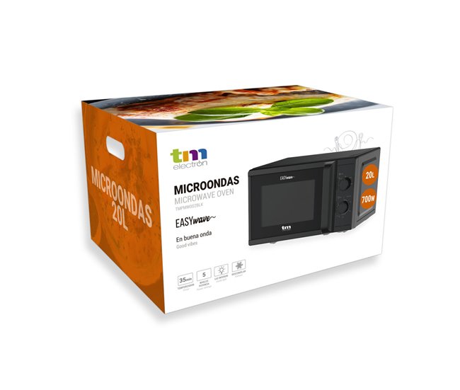 Microondas com Grill Preto