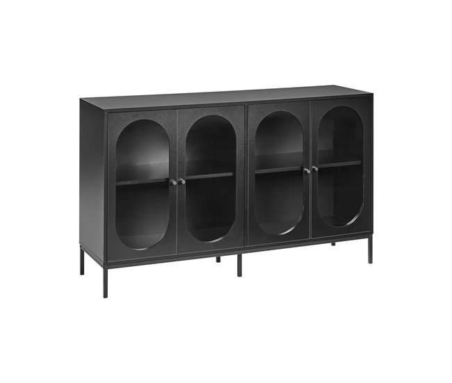 Beliani Aparador LANGFORD Preto