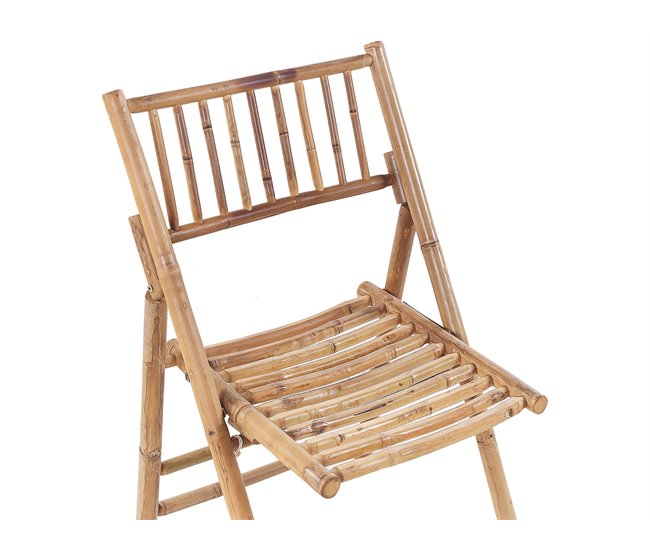 Beliani Conjunto de balcón SAVELLETRI Branco/ Bege