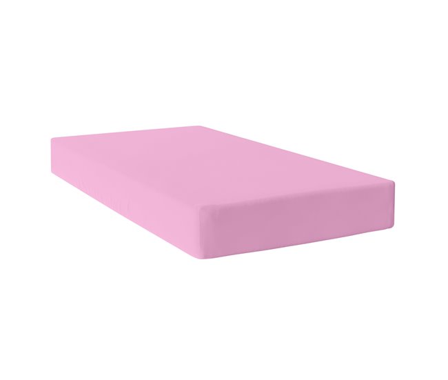 Basic Lençol de baixo Rosa