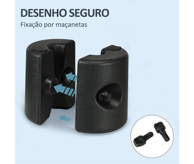Pesos para Tenda HDPE Outsunny, desportos e lazer - campismo Preto