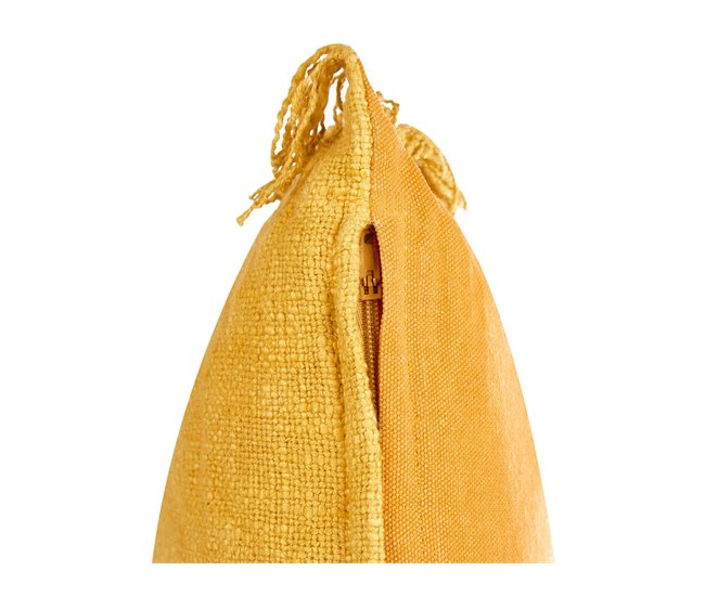 Beliani Almofada decorativa MABA Amarelo