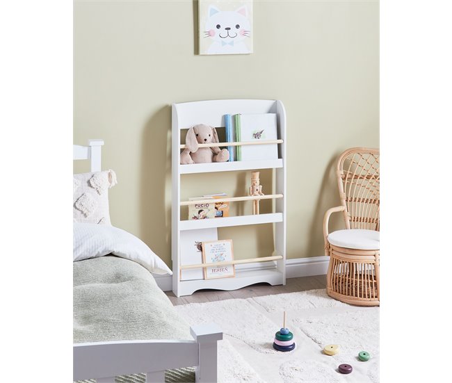 Beliani Estante LILOET 60 Branco