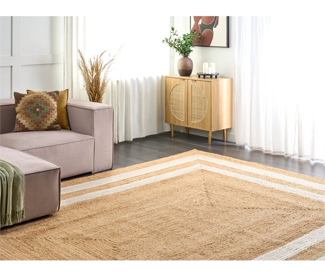 Beliani Entrelaçado GEMEREK 300x400 Bege
