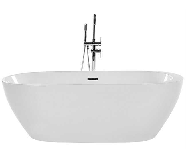 Beliani Banheira autónoma NEVIS 80x170 Branco