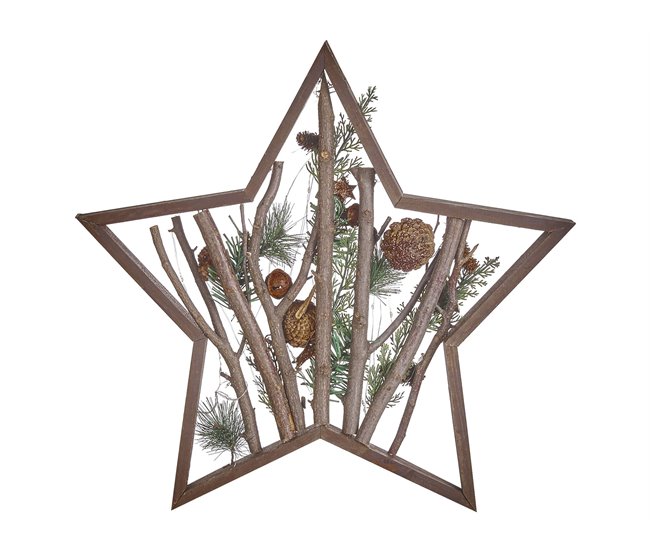Beliani Acessório decorativo DOKKA Castanho