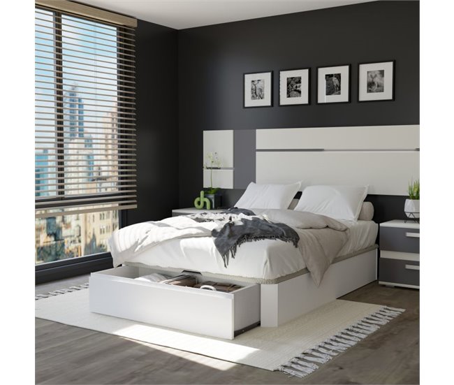 Sommier rebatível Luxo Max 3D 135x190 Branco