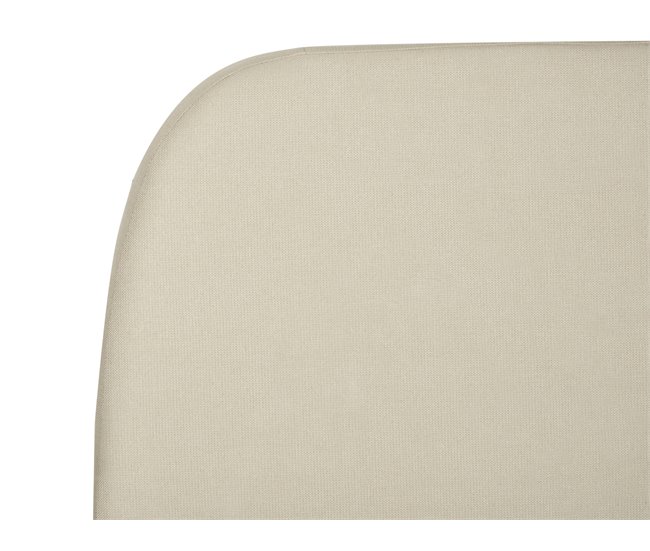 Beliani Cama de água Poliéster ROISEL 181x226 Creme