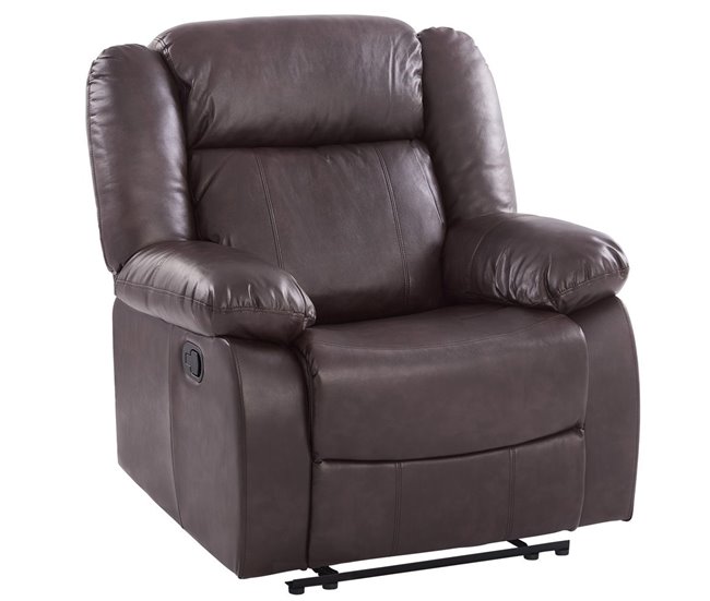 Poltrona relax cor castanha LOTUS Chocolate