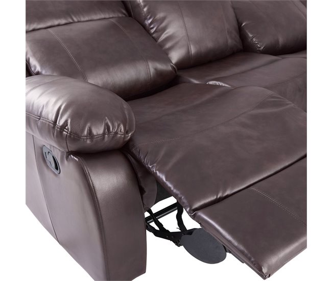 Poltrona relax cor castanha LOTUS Chocolate