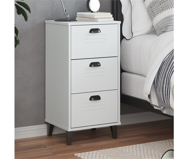 Soluna Home - Mesitas De Noche Sophie-Catherine 40 Branco