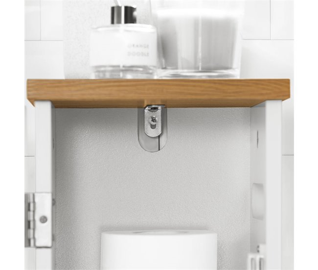 Armário para rolos de papel higiénico SoBuy BZR85-W SoBuy BZR85-W Branco