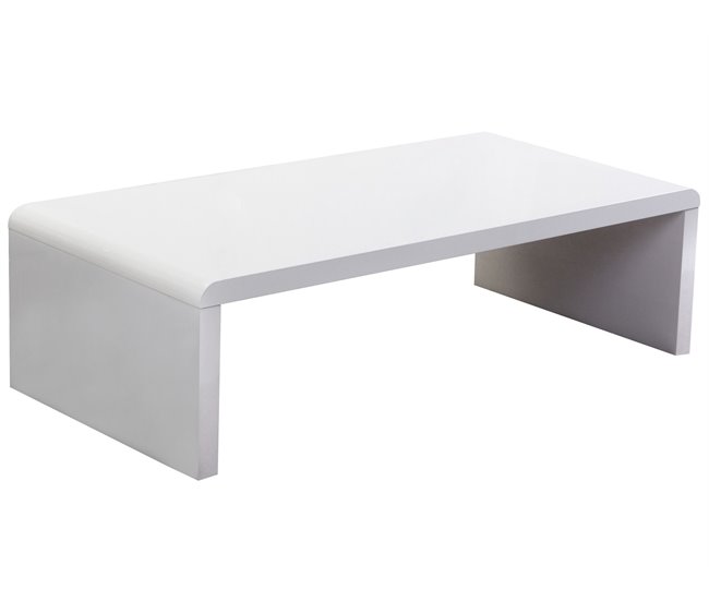 Beliani Mesa de centro MINNESOTA 60x120 Branco