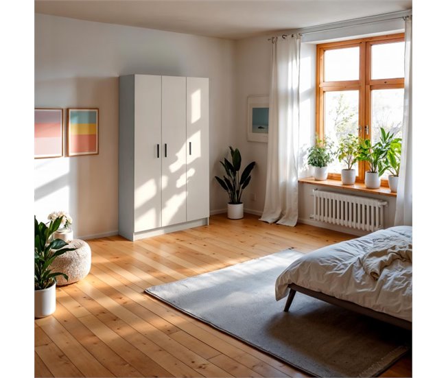 Armario Multi Useful HS 110 3 Puertas 108 Branco