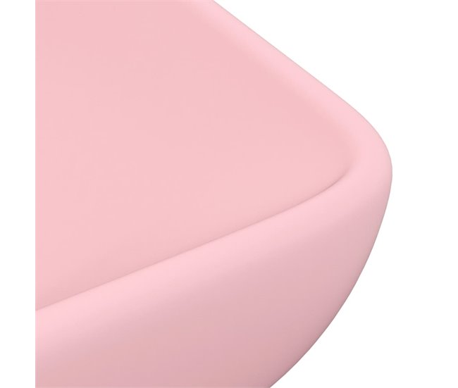 Lavatório - Lavabo - Pia de banheiro luxuoso retangular Rosa