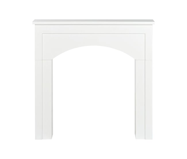 Beliani Repisa de la chimenea BUSSELTON Branco