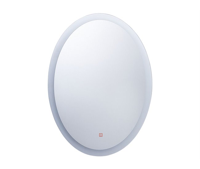 Beliani Espejo de baño VIRIAT Cinza