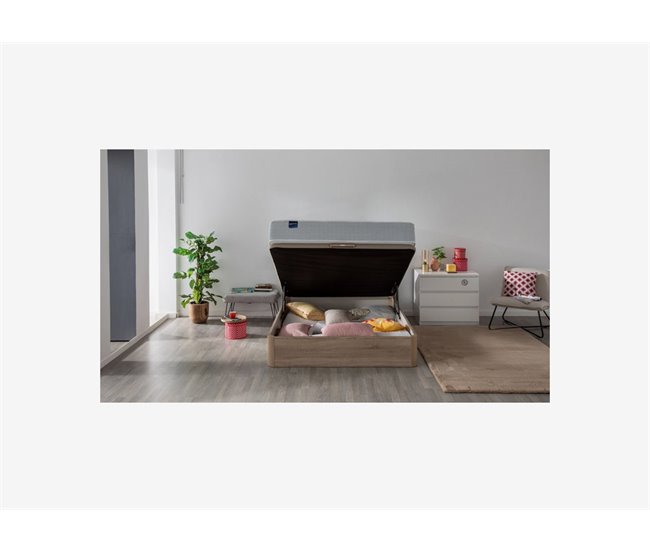 Colchão PEGASUS 8K BULTEX de material celular + sommier grátis Pikolin color branco 