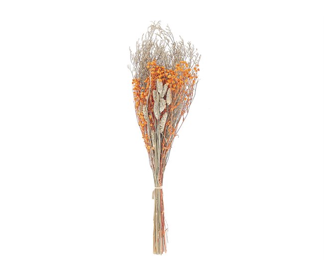 Beliani Ramo de flores secas CERCEDILLA Laranja