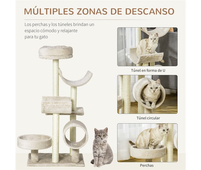 Arranhador para Gatos Bege