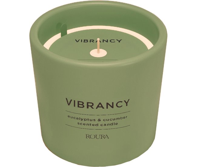 Vela perfumada WELLNESS 8,5x9,5cm  Verde