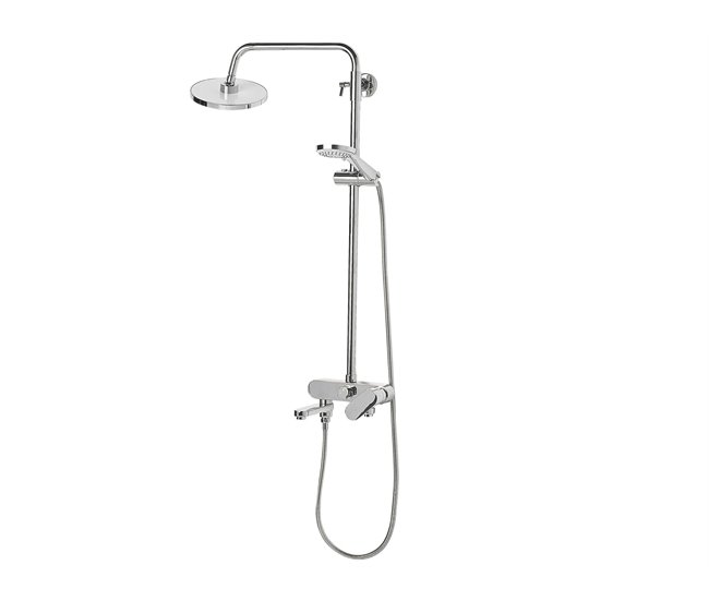 Beliani Conjunto de duche GURARA 23x36 Branco