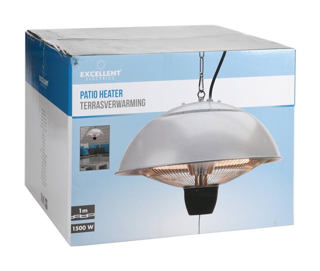 Aquecedor Well Home Patio pendurado modelo revestimento Cinza