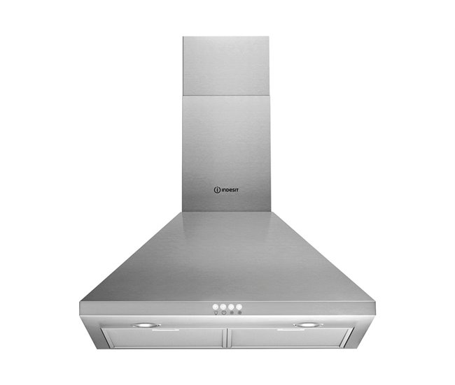 Exaustor decorativo 60 cm INDESIT IHPC 6.5 LMX Cinza