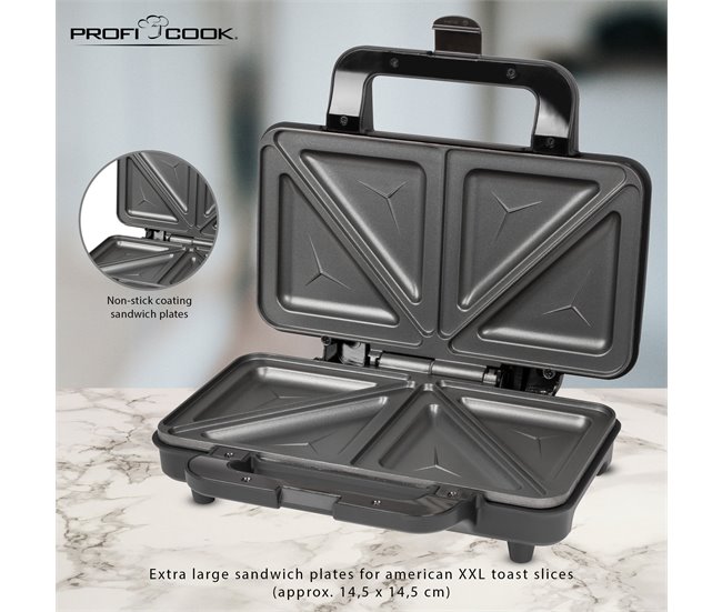 Sanduicheira Proficook ST 1092 Prata