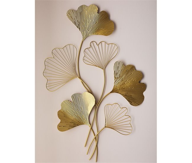 Beliani Decoração de parede INDIUM Dourado