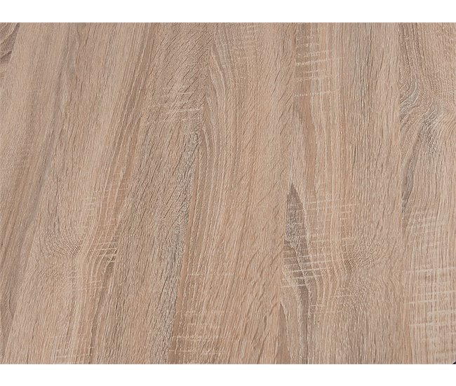 Beliani Mesa auxiliar MELODY 50x50 Castanho