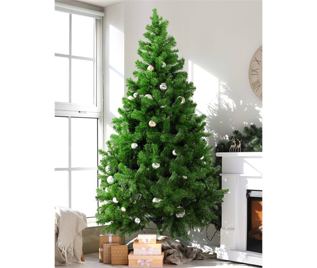 Árvore de Natal com efeitos reais Verde/ Cinza