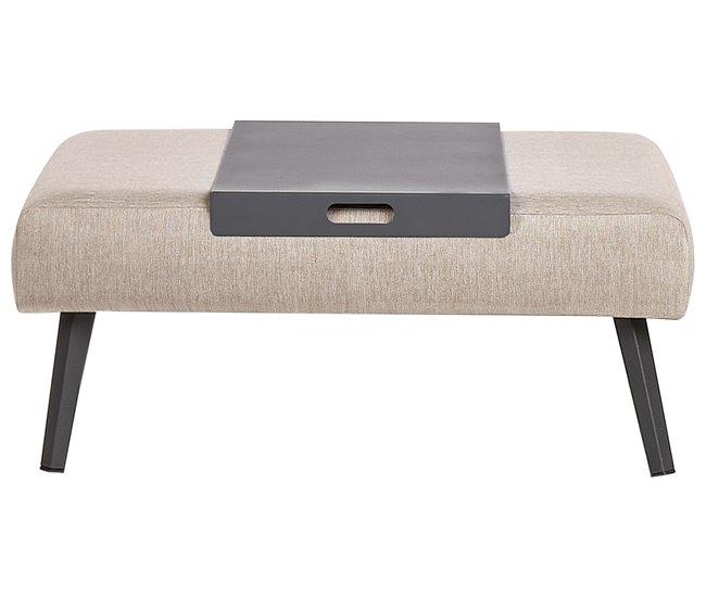 Beliani Conjunto lounge SORRIVOLI Bege