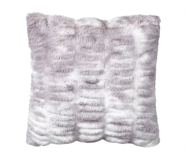 Beliani Almofada decorativa MACODES 45x45 Cinza