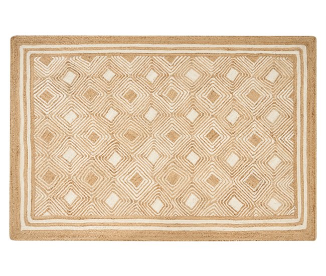 Beliani Entrelaçado MENGEN 200x300 Bege
