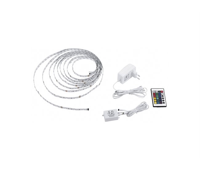 Faixa LED com controlo remoto 6 metros Branco