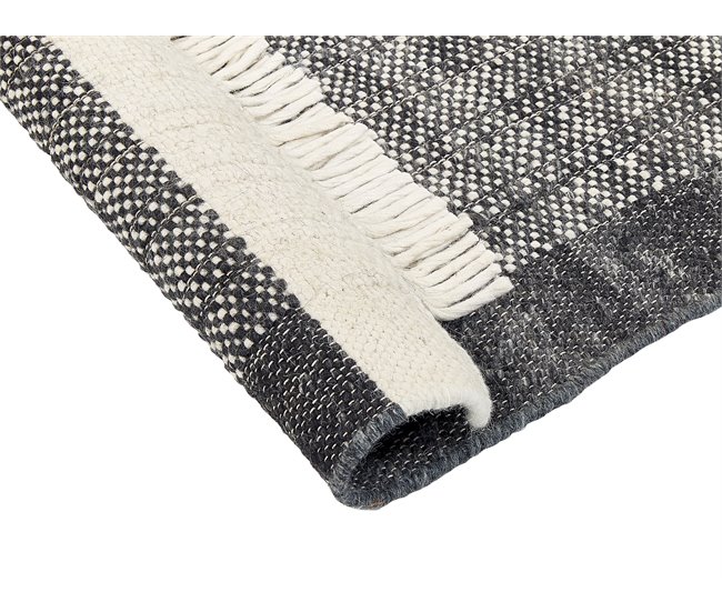 Beliani Pelos curtos ATLANTI 140x200 Branco/ Bege