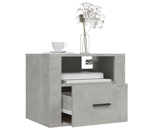 Soluna Home - Mesitas De Noche Pyren 36 Cinza