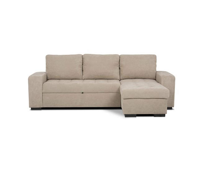 Chaise longue com cama HARRY Camel