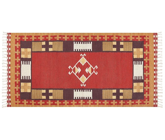 Beliani Kilim PARAKAR 80x150 Multicor